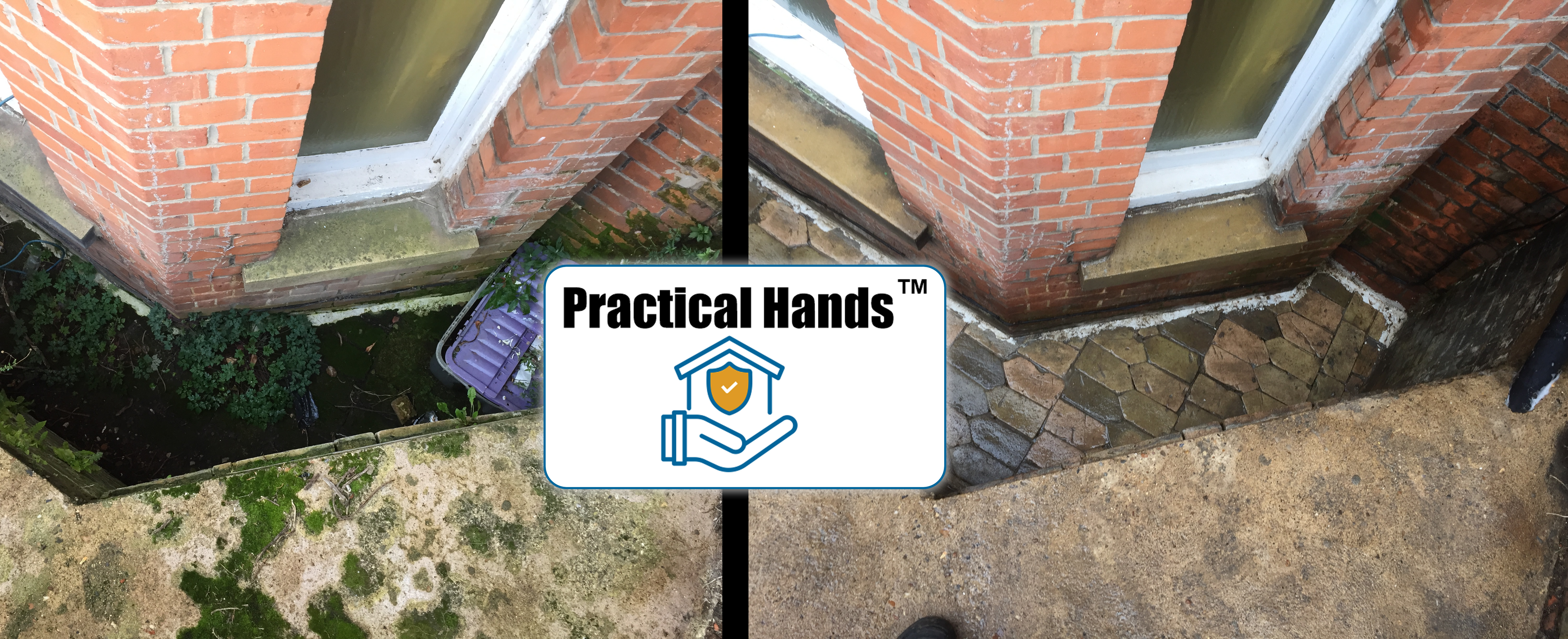 Basement Window Area  Cleaning Ipswich Suffolk Image