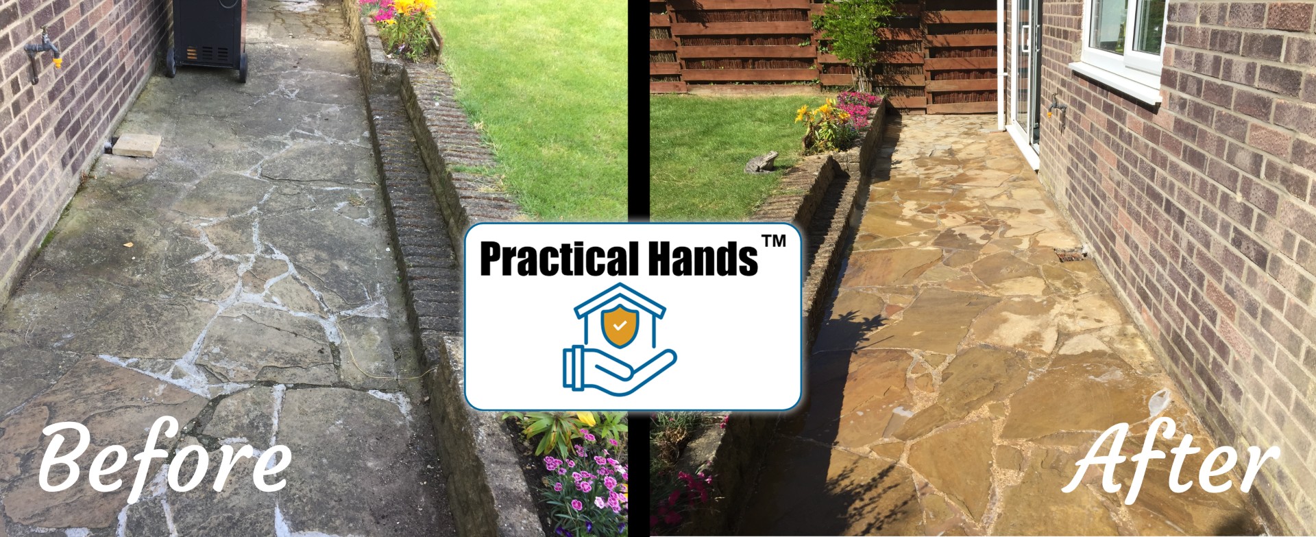 Crazy Paving Cleaning Services Ipswich Suffolk Image